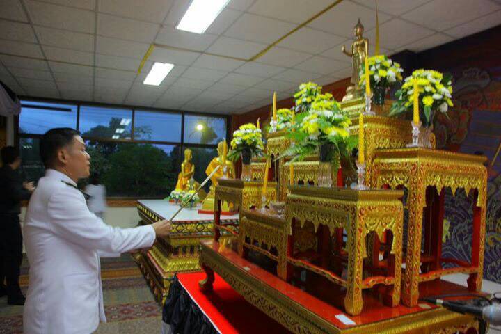 พิธีบำเพ็ญกุศลเพื่อถวายเป็นพระราชกุศลแด่ พระบาทสมเด็จพระปรมินทรมหาภูมิฯ สวรรคตครบ 1 ปี ณ วัดย่านยาว